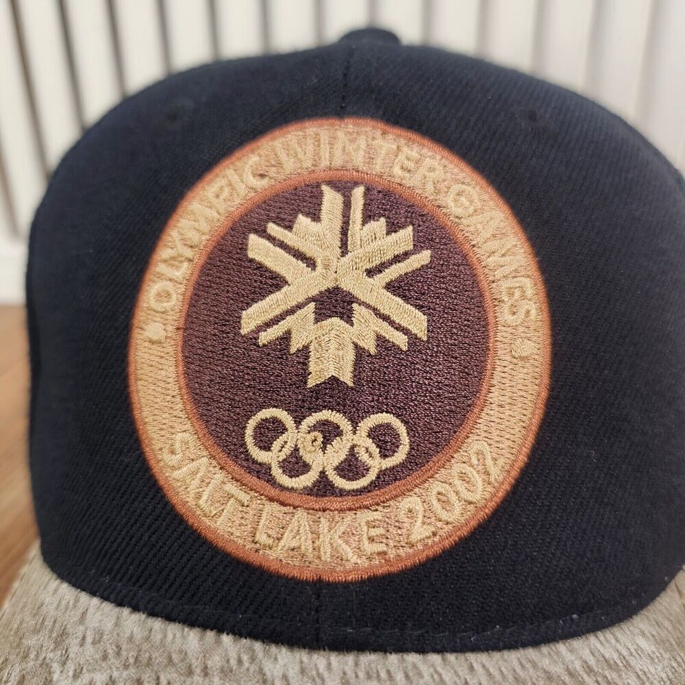 VTG 2002 Salt Lake City Olympic Winter Games Strapback Hat Cap Commemorative - Picture 3 of 11